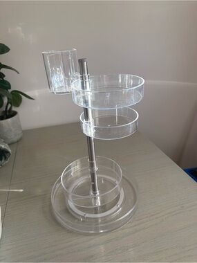 Umbra Rotating Makeup Organizer - Clear